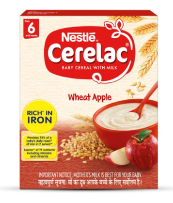 NESTLE CERELAC WHEAT APPLE - 300 GM